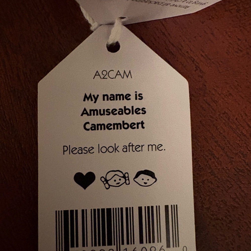 Jellycat Amuseables Camembert 4.3x5.1x5.1" Soft & Plush BNWT Authentic - Picture 3 of 3